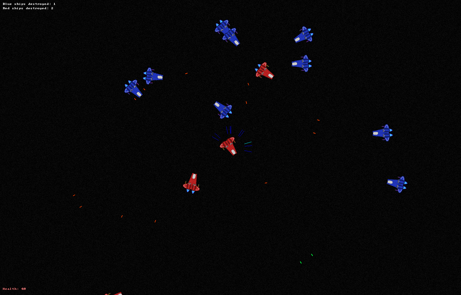 Sapce game screenshot